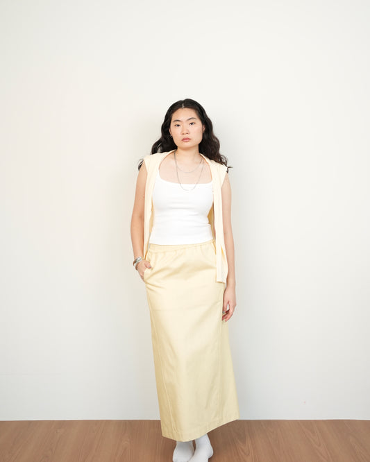 Angled Skirt in Butter