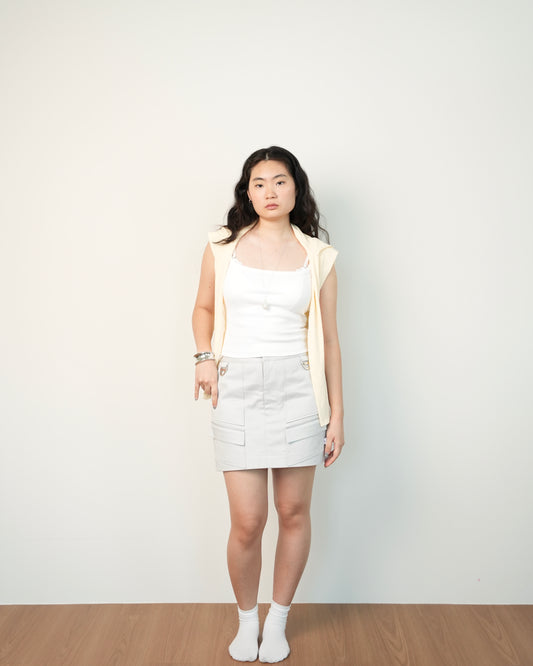 Cargo Skirt in Fog