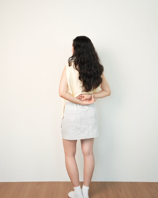Cargo Skirt in Fog