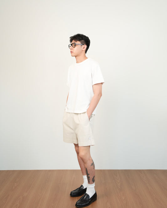 Unisex Boxer Shorts in Flax