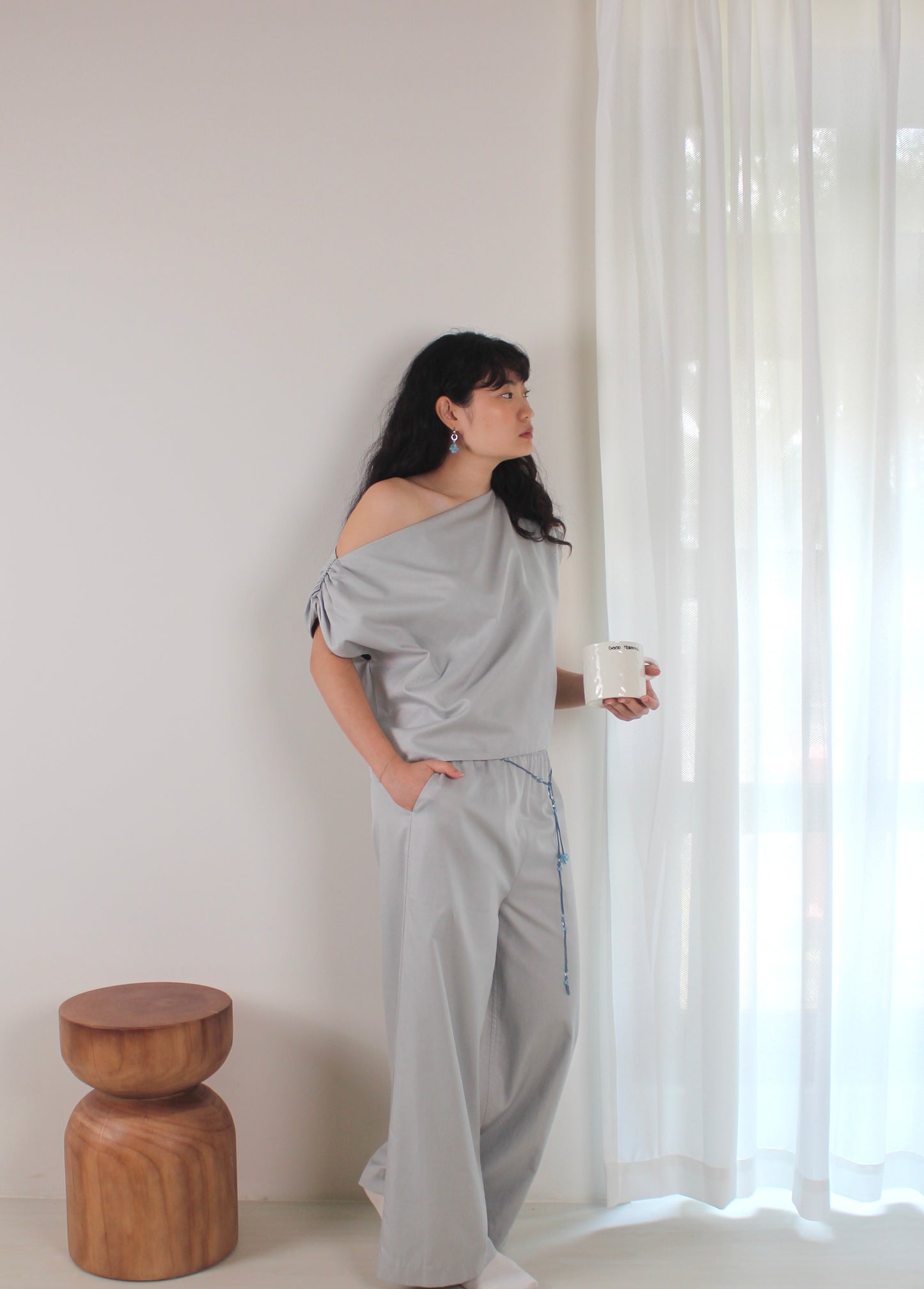Unisex Lounge Pants in Silver