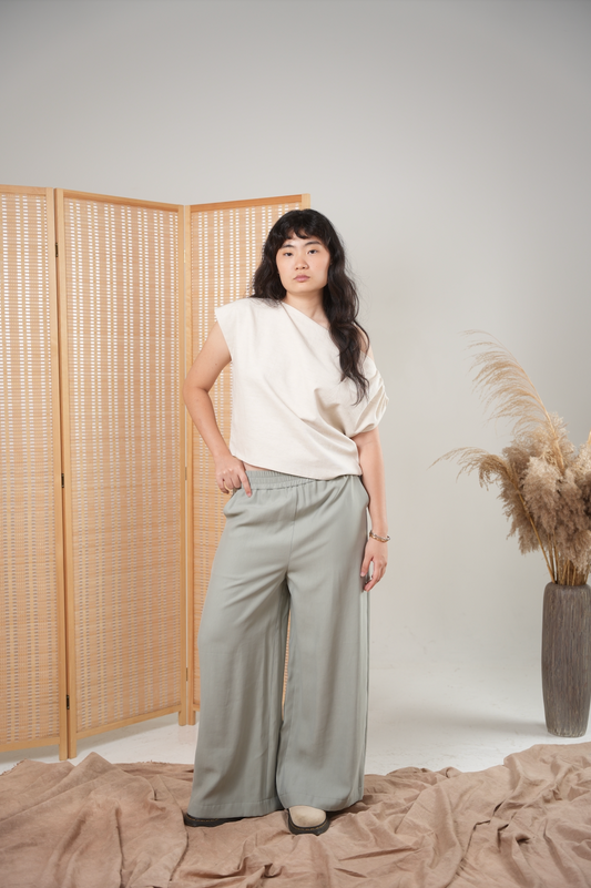 Unisex Relaxed Lounge Pants in Seafoam