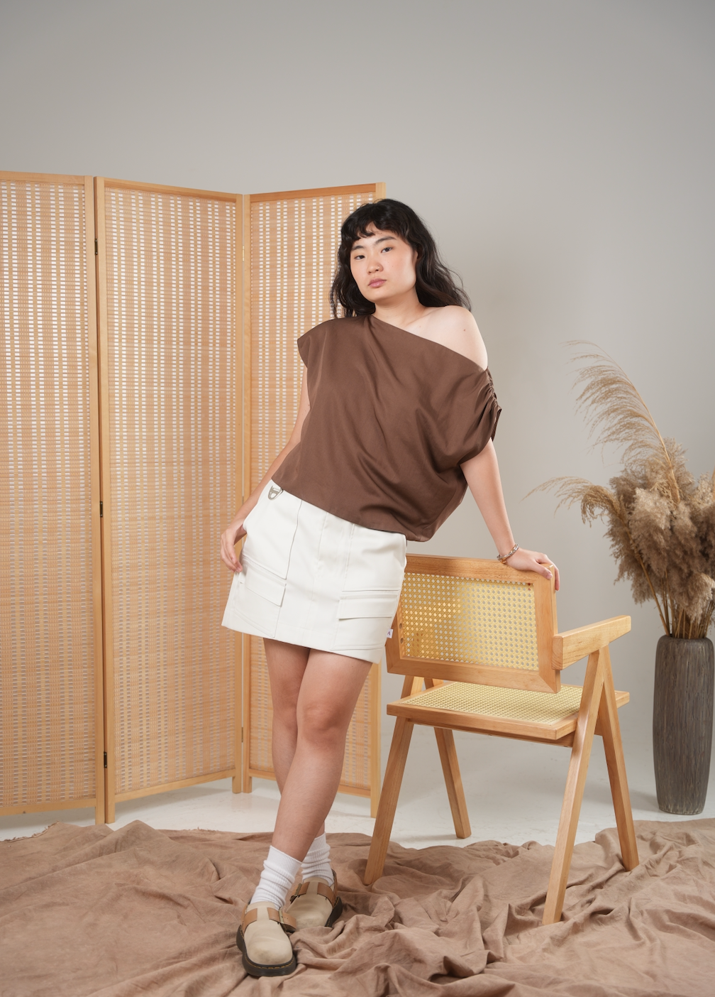 Cargo Skirt in Frost