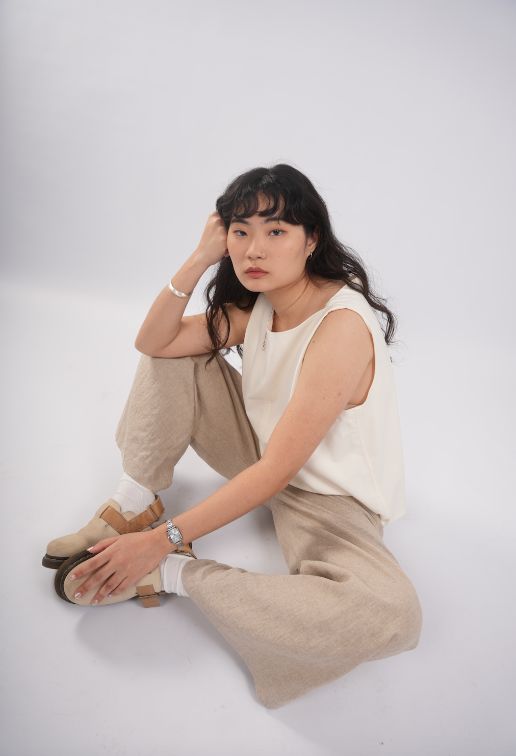 Unisex Relaxed Lounge Pants in Nut