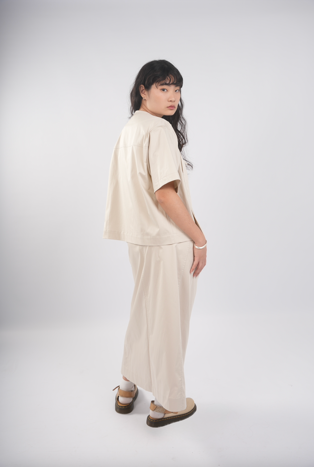 Parachute Skirt in Beige