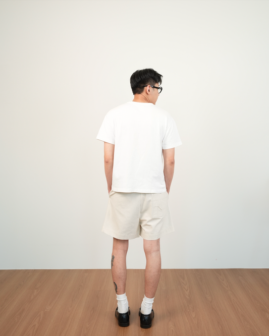 Unisex Boxer Shorts in Flax