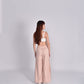 Unisex Cocoon Pleated Pants in Blush