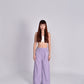 Unisex Cocoon Pleated Pants in Lavender