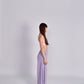 Unisex Cocoon Pleated Pants in Lavender