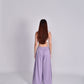 Unisex Cocoon Pleated Pants in Lavender