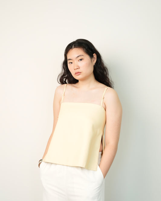 Slit Tank in Butter