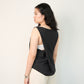 Twisted Back Tank in Black