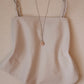 Gathered Cami Griege Stripe