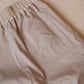 Unisex Pleated Cocoon Pants in Griege