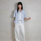 Pleated Shirt in Sky