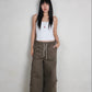 Unisex Cargo Pants in Mink Khaki