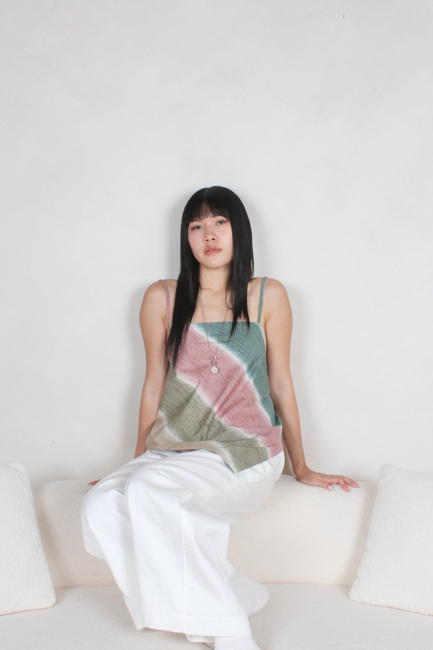 Gathered Cami in Earth