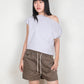 Unisex Cargo Shorts in Mink Khaki