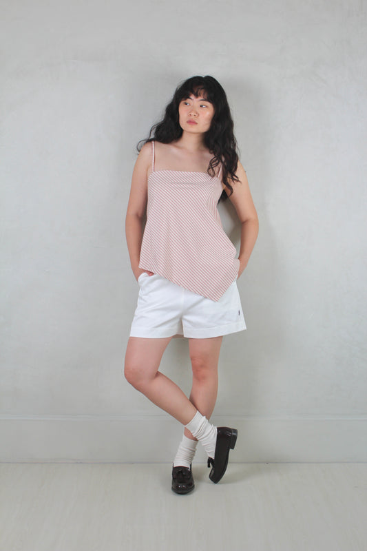 Gathered Cami in Yam Stripe
