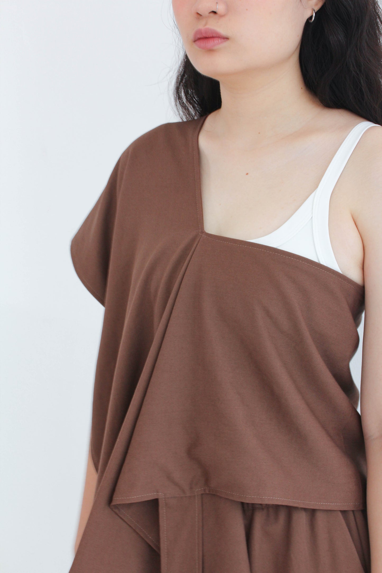 Multi Way Tie Top in Coffee