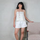Gathered Cami in Bone
