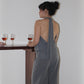 Cowl Neck Halter in Heather