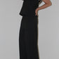Gathered Cami in Noir Stripe