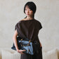 Asymmetrical Drape Top in Coffee Bean