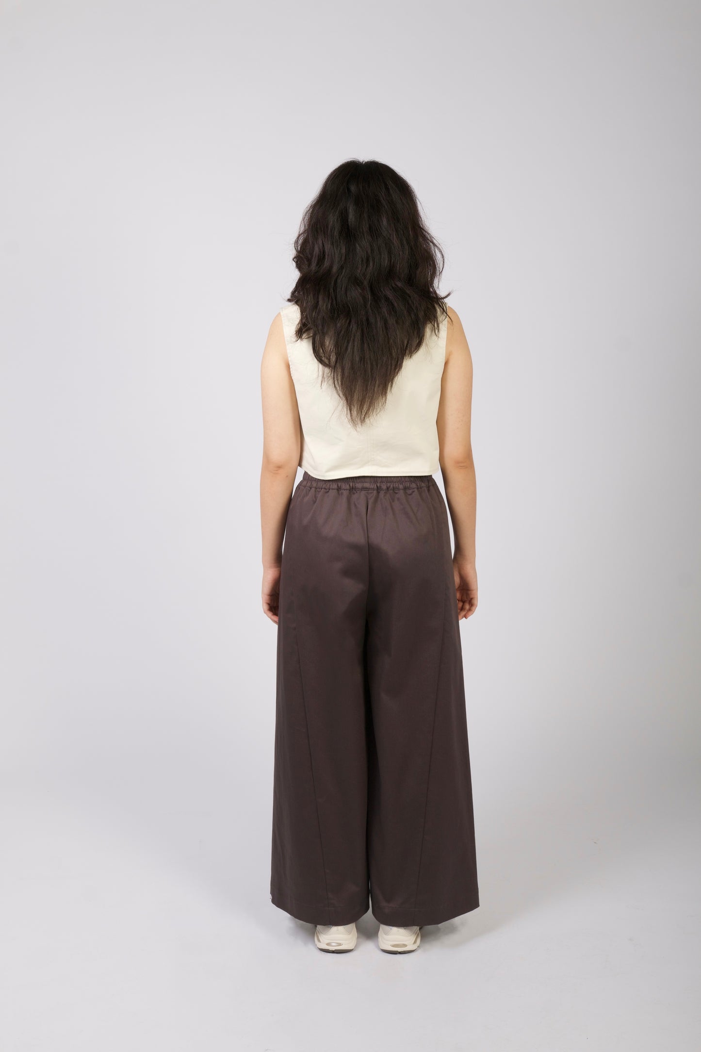 Unisex Angled Pants in Storm