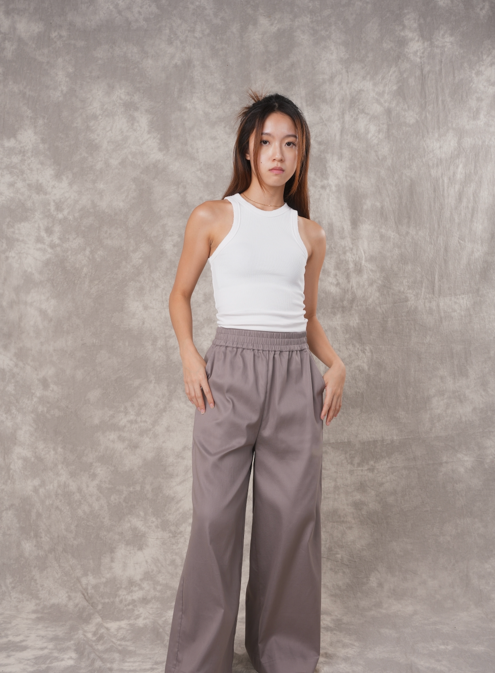 Unisex Relaxed Lounge Pants in Mauve