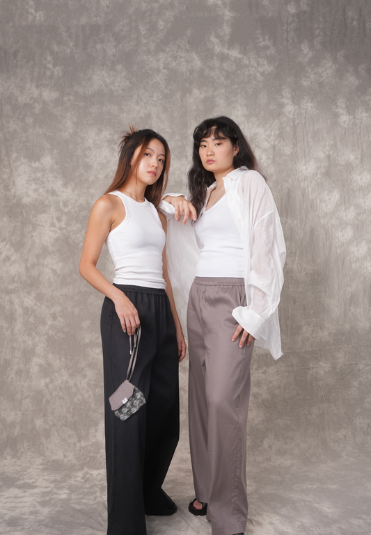 Unisex Relaxed Lounge Pants in Mauve