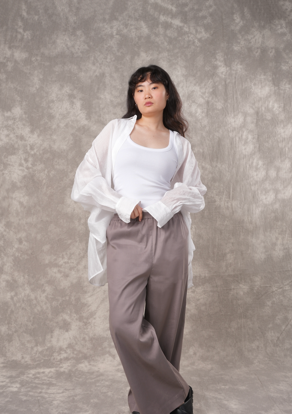 Unisex Relaxed Lounge Pants in Mauve