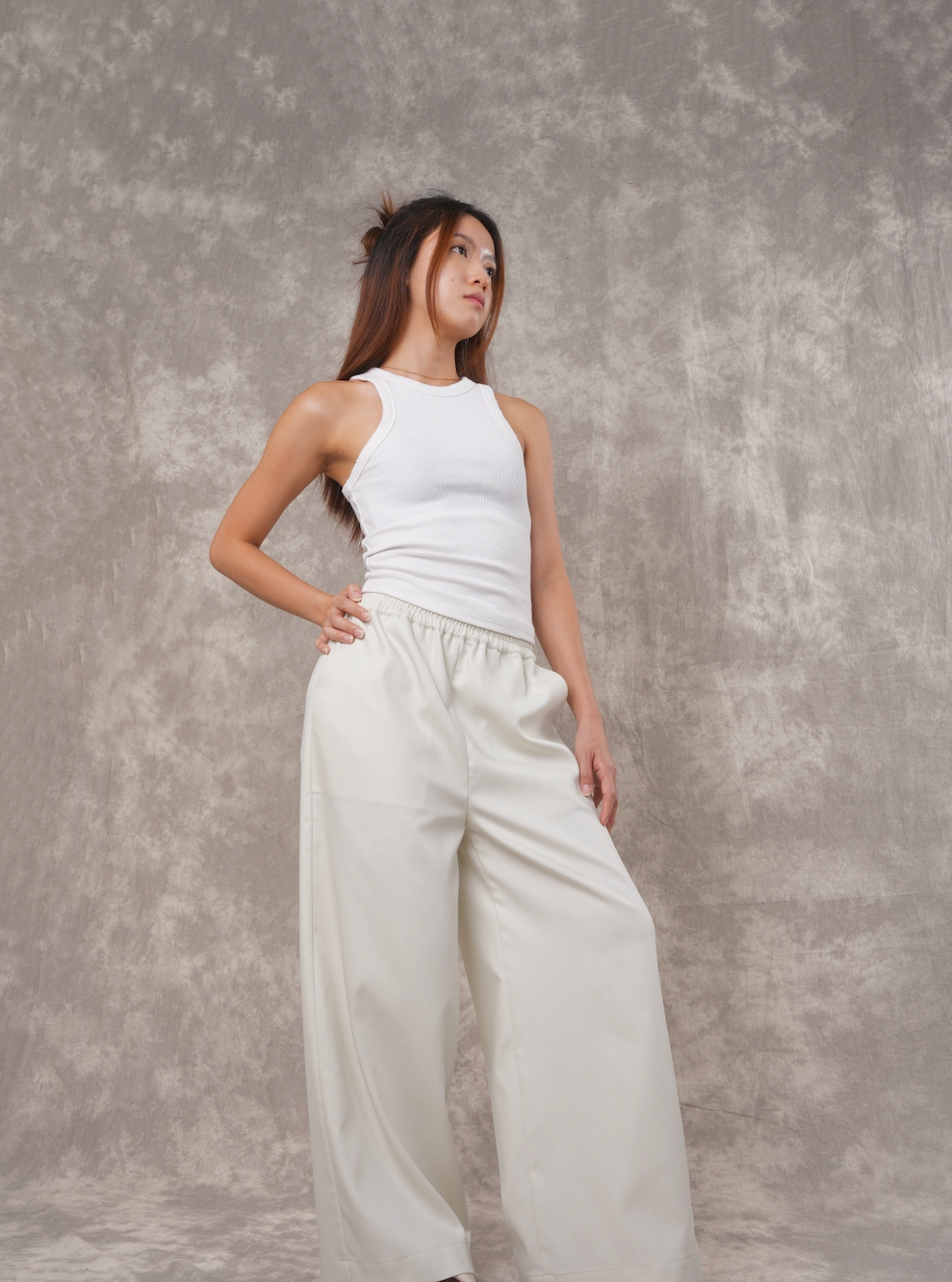 Unisex Relaxed Lounge Pants in Frost