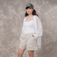 Unisex Cargo Shorts in Taupe