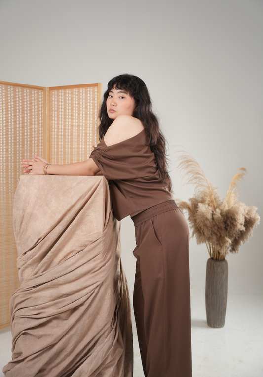 Unisex Relaxed Lounge Pants in Maple