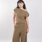 Unisex Relaxed Lounge Pants in Olive