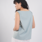 Boat Neck Tank in Sky