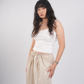 Parachute Skirt in Beige