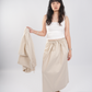 Parachute Skirt in Beige