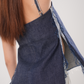 Slit Tank in Denim