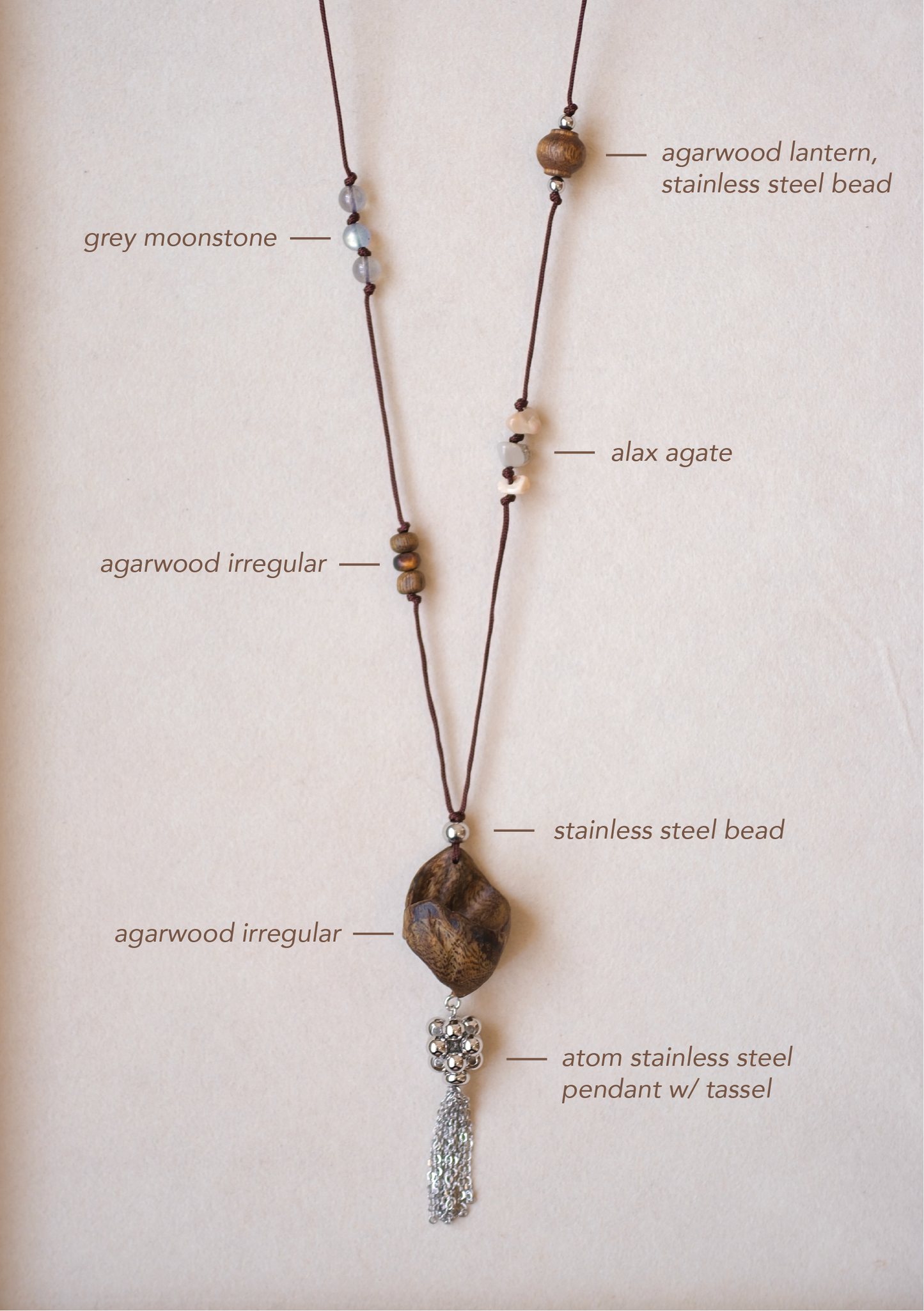 Agarwood Pendant Necklace (10 selections)
