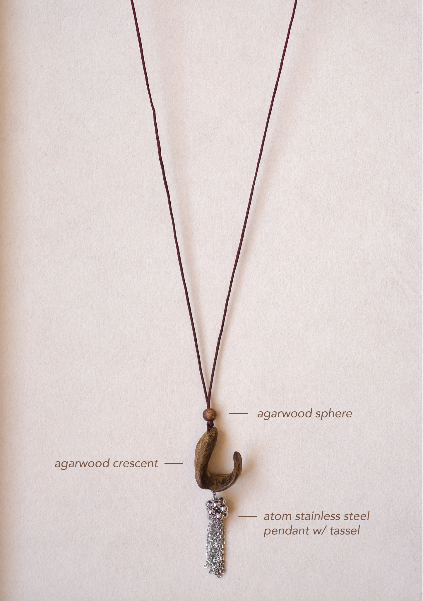 Agarwood Pendant Necklace (10 selections)