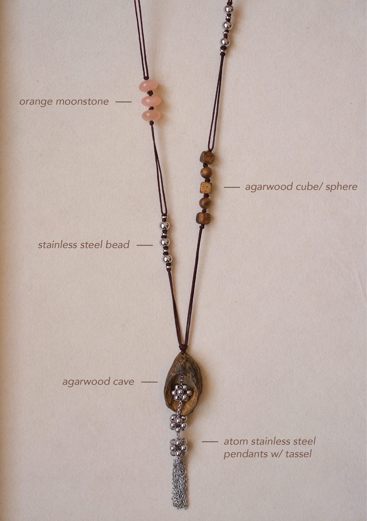 Agarwood Pendant Necklace (10 selections)